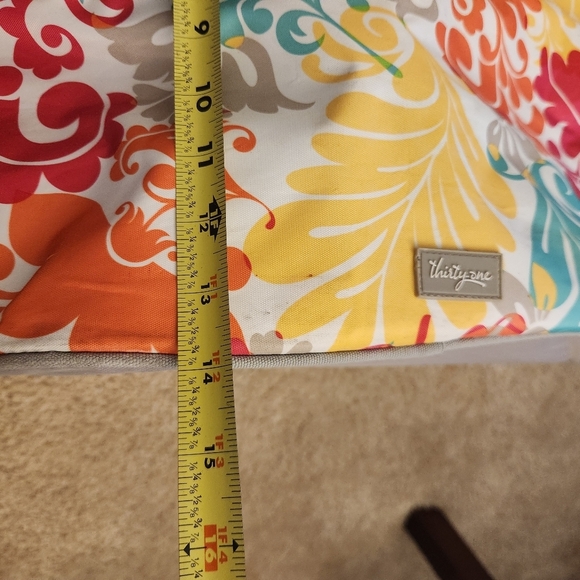 Thirty One Thermal Tote Large Hand Bag Picnic Colorful Multicolor  #O - Picture 8 of 10